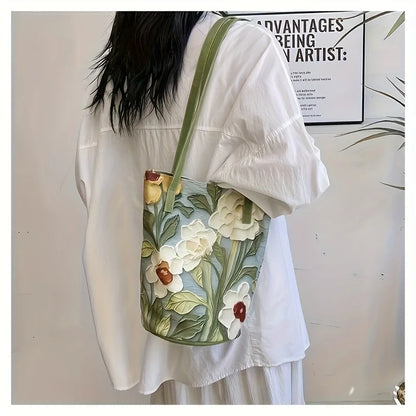 Floral Bucket Bag