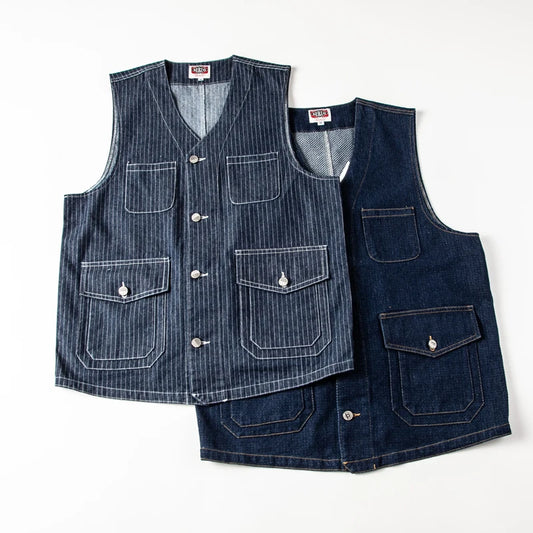 Denim Utility Vest