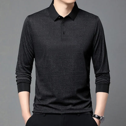 Wood Print Polo