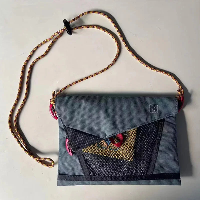 Mesh Pocket Crossbody Bag