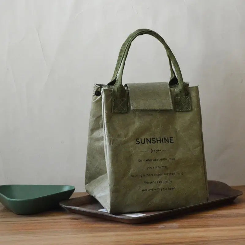 Insulated Paper Lunch Bag