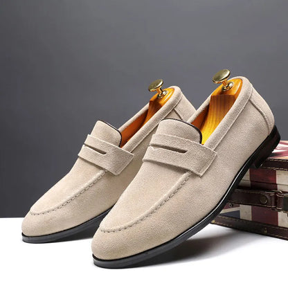 Suede Loafers