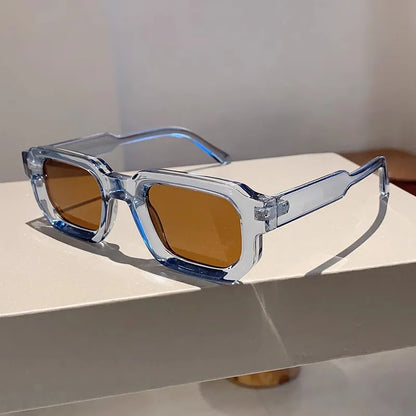 Vintage Rectangle Frame Sunglasses