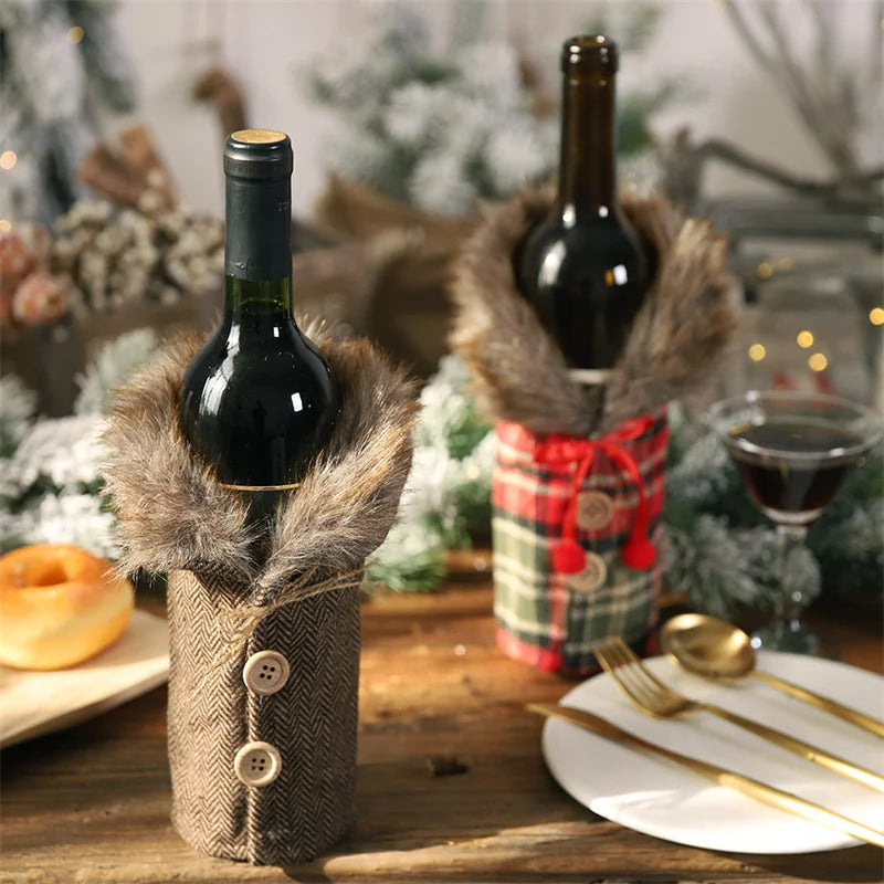 Wine Bottle Christmas Holder