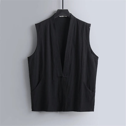 Tang frog-knot closure Vest