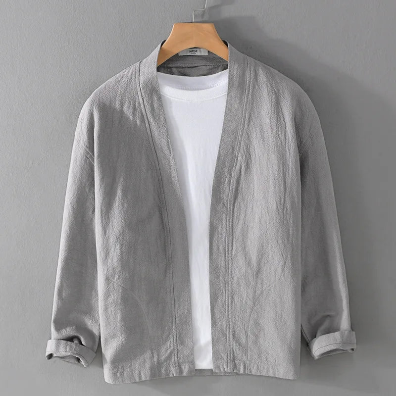 Ramie Cotton Blend Kimono