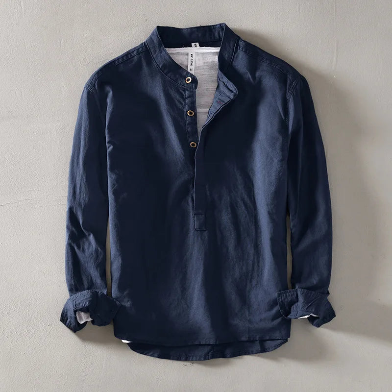 Linen Henley