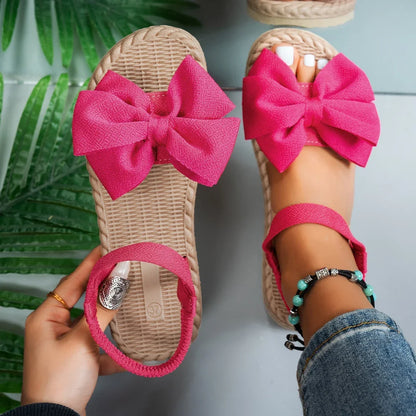 Bow Slingback Sandals