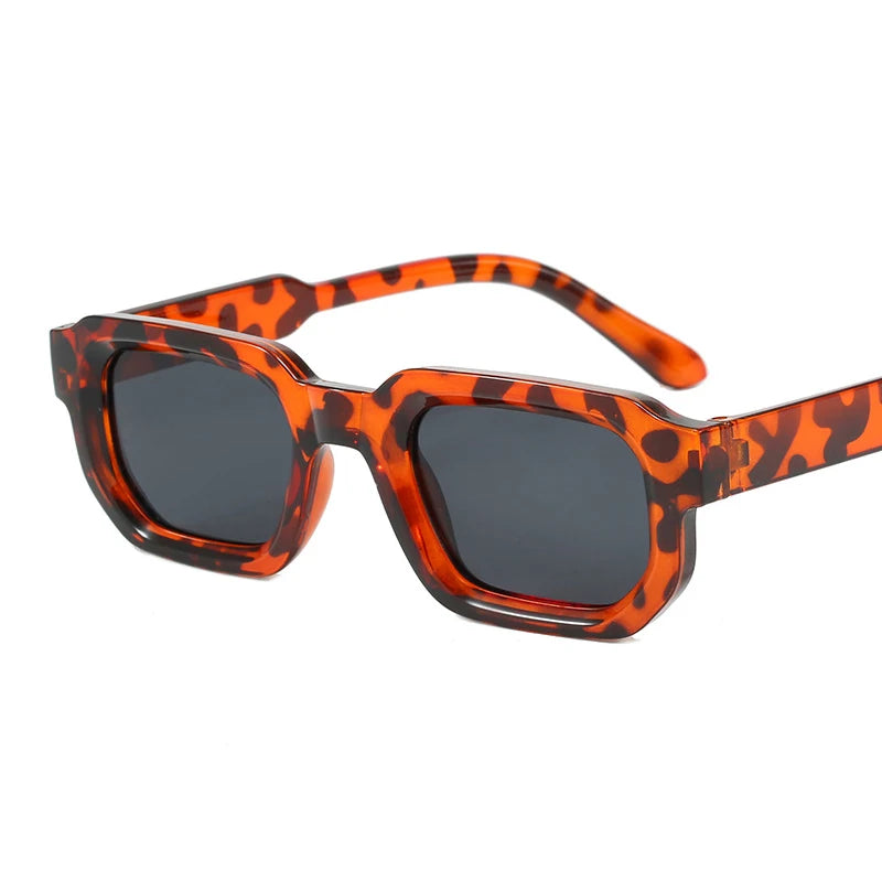 Vintage Rectangle Frame Sunglasses
