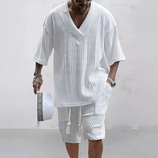 Two-piece Cable Knit Set