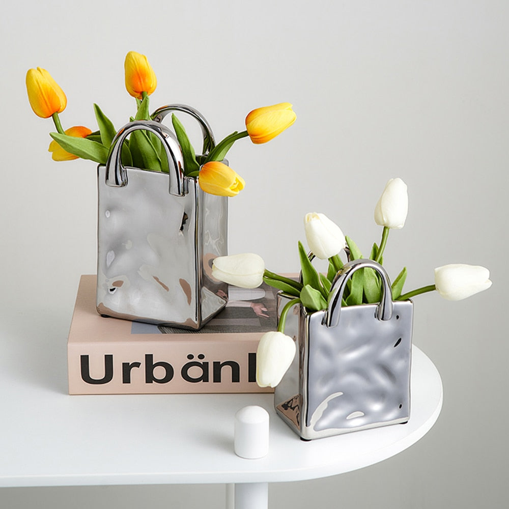 Tote Bag Vase