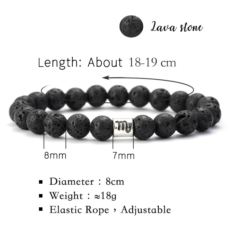 Zodiac Stone Bracelet