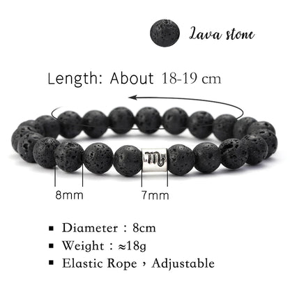 Zodiac Stone Bracelet