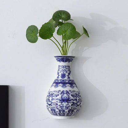 Blue & White Ceramic Vase
