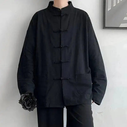 Stand-Collar Shirt