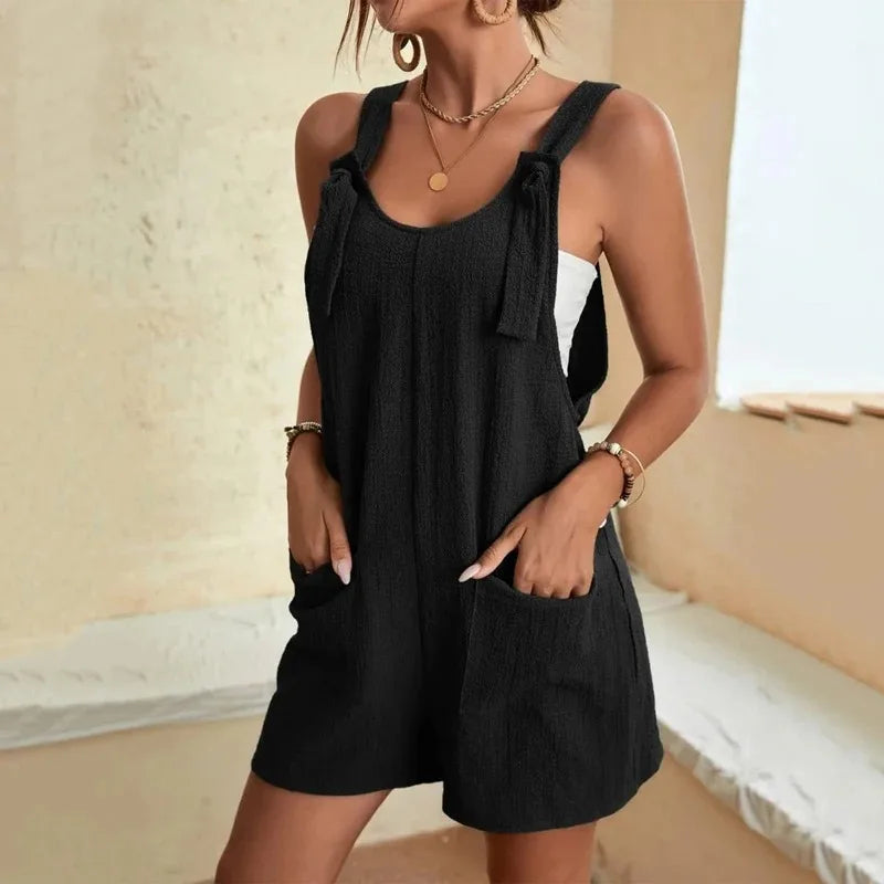 Short Dungaree Romper