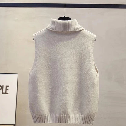 Collared Knit Vest
