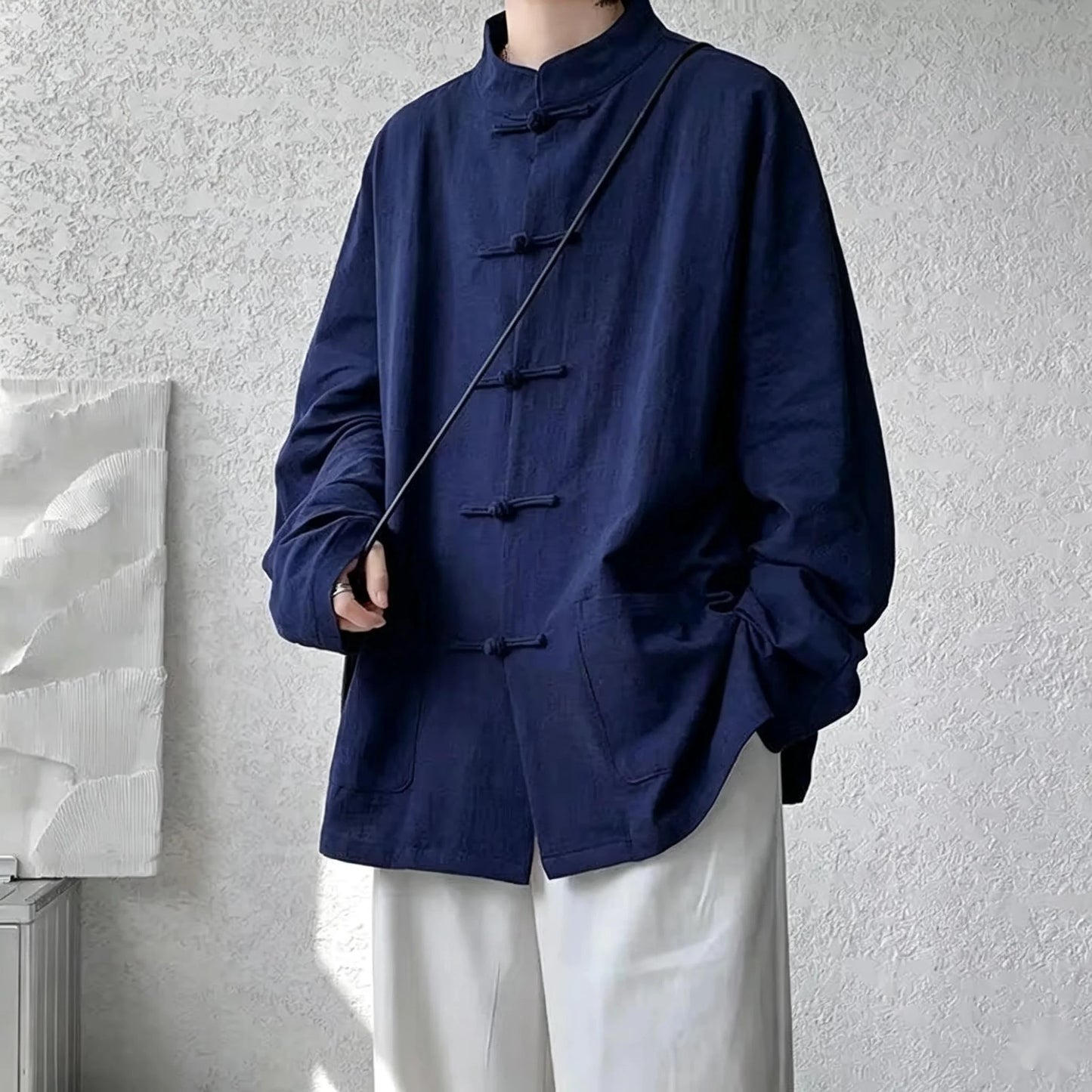 Stand-Collar Shirt