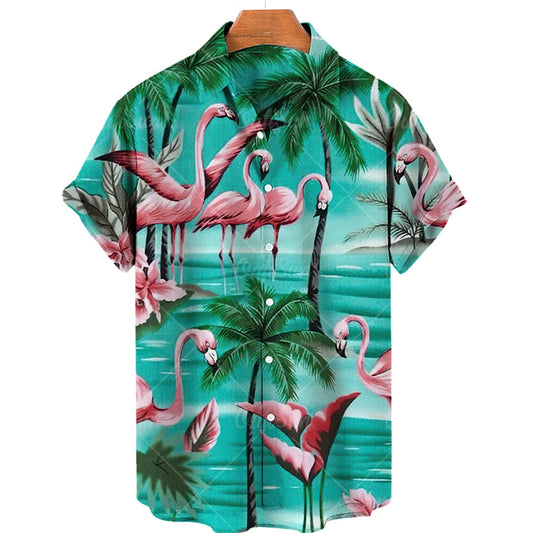 Flamingo & Palm Shirt