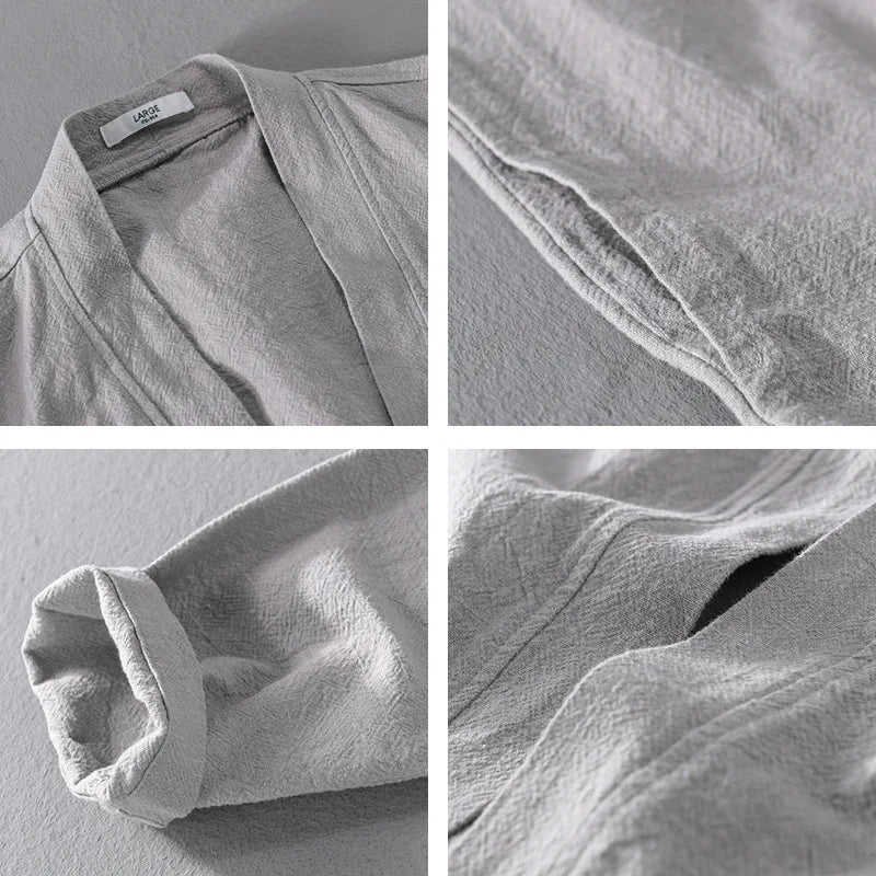 Ramie Cotton Blend Kimono