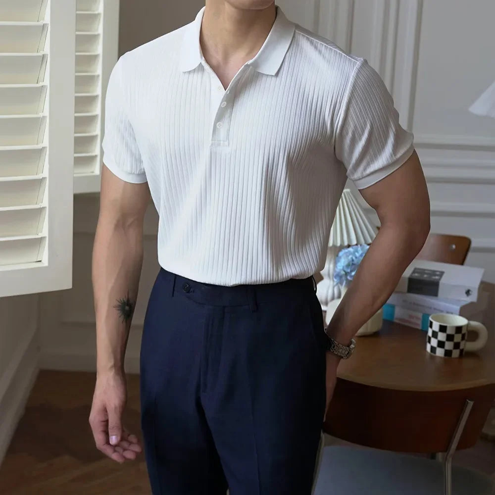 Short-sleeve Slim Polo