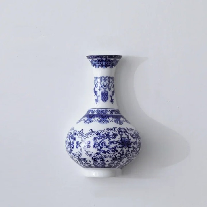 Blue & White Ceramic Vase
