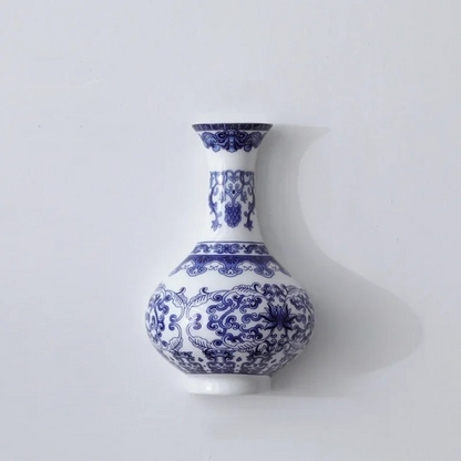 Blue & White Ceramic Vase