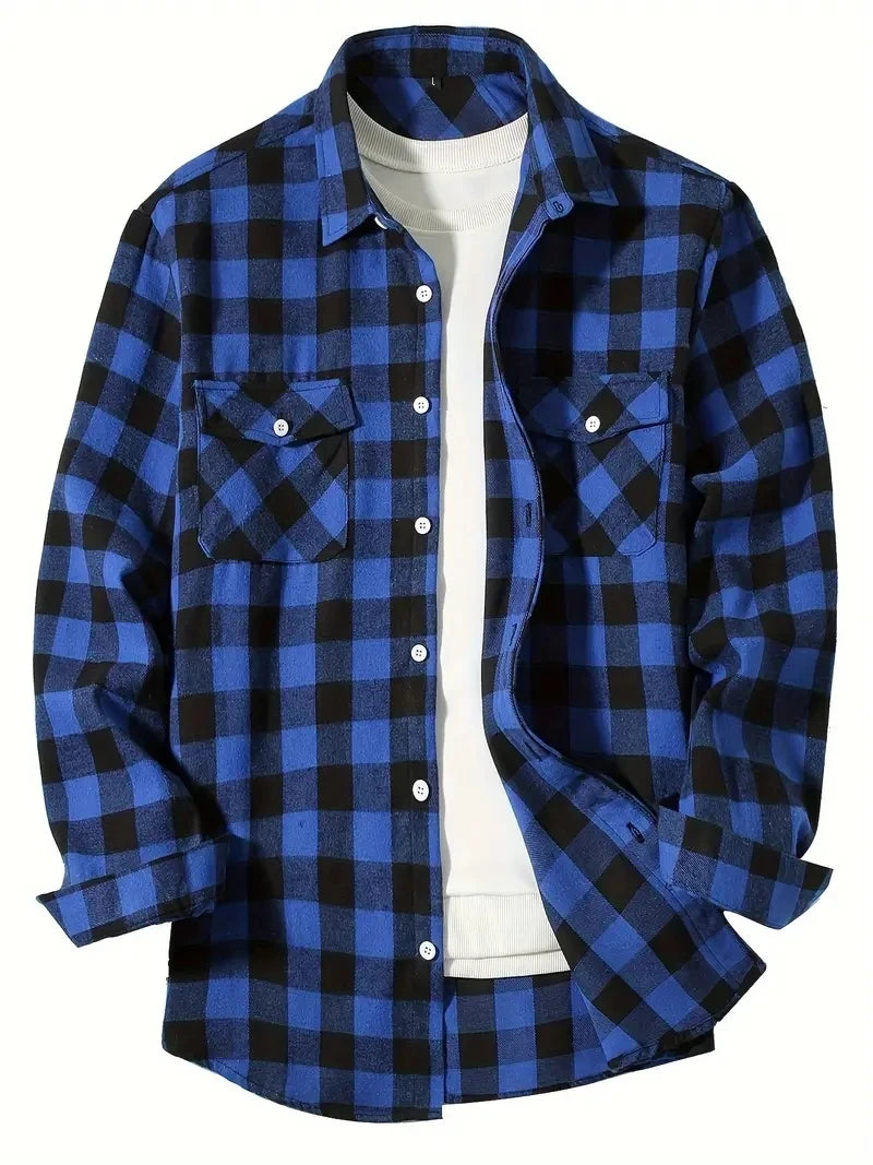 Cotton Plaid Shirt