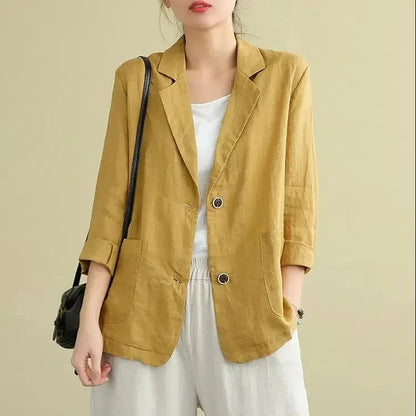 Cotton blend Blazer