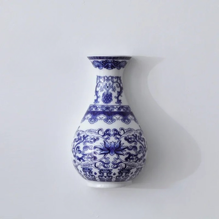 Blue & White Ceramic Vase