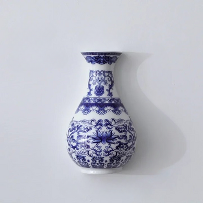 Blue & White Ceramic Vase