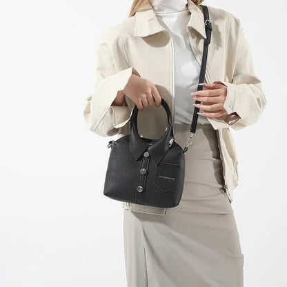 Shirt-Style Crossbody Bag