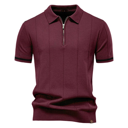 Quarter-zip Knit Polo