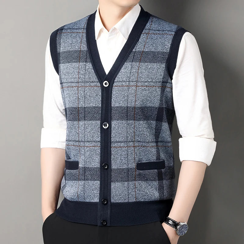 Knit Cardigan Vest