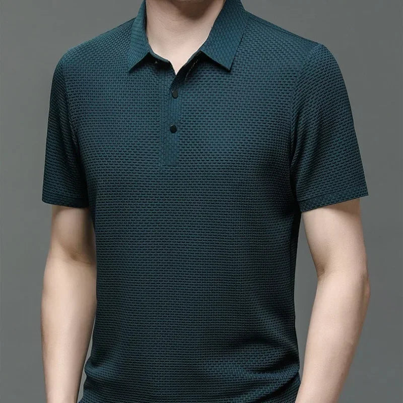 Textured Capri Polo