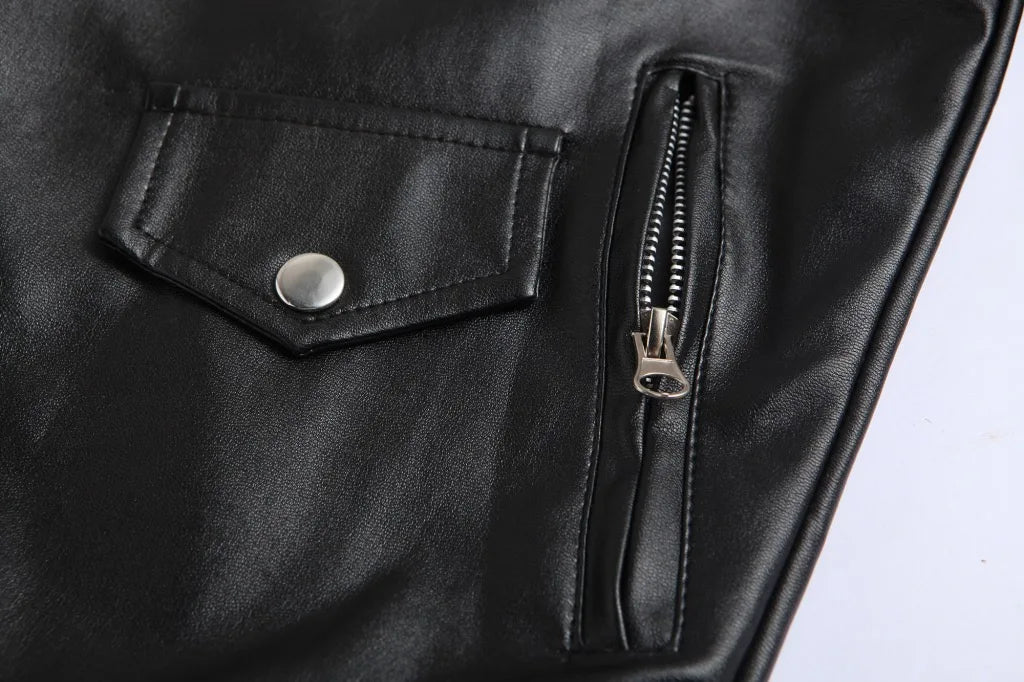 Belted Biker Jacket