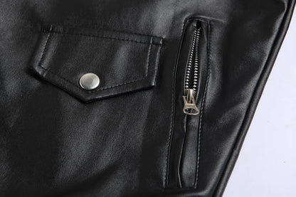 Belted Biker Jacket