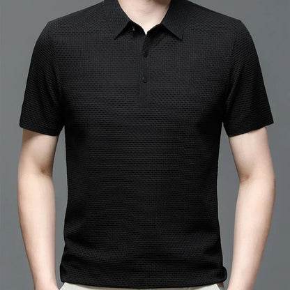 Textured Capri Polo