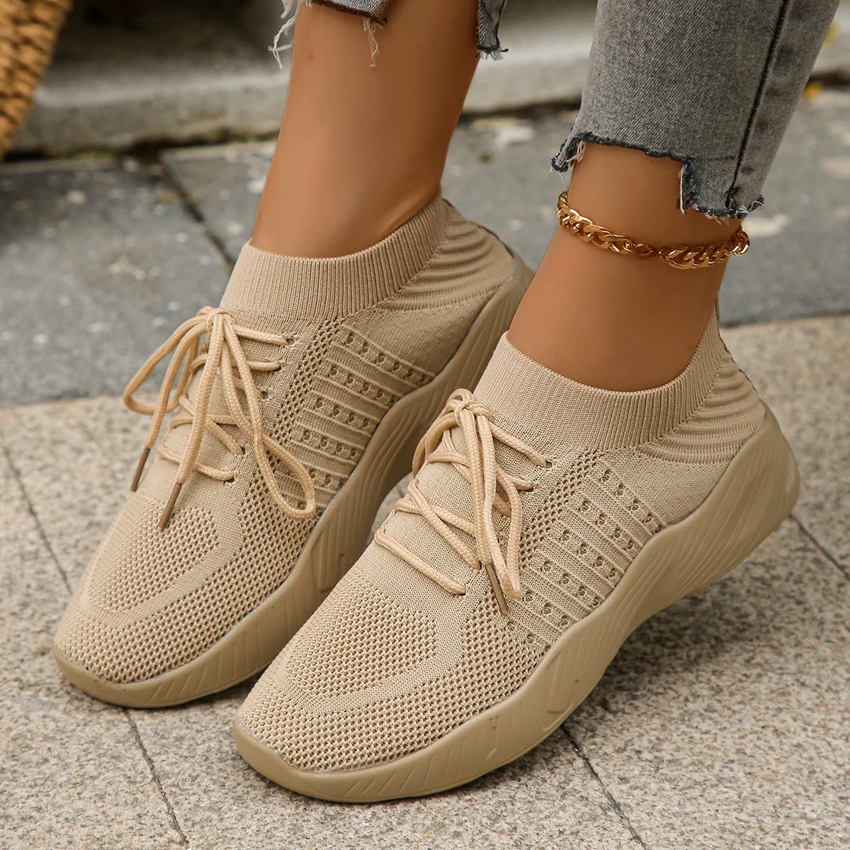 Knit Sneakers