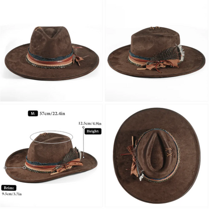 Cowboy Fedora Hat