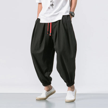 Cotton Harem Pants