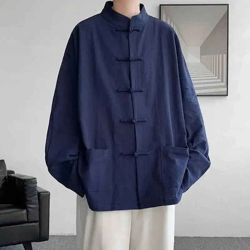 Stand-Collar Shirt