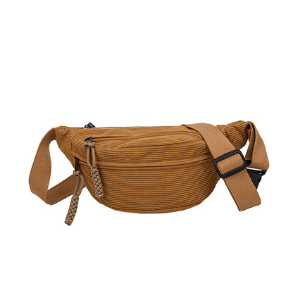 Belt Corduroy Bag