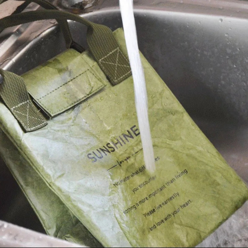 Insulated Paper Lunch Bag