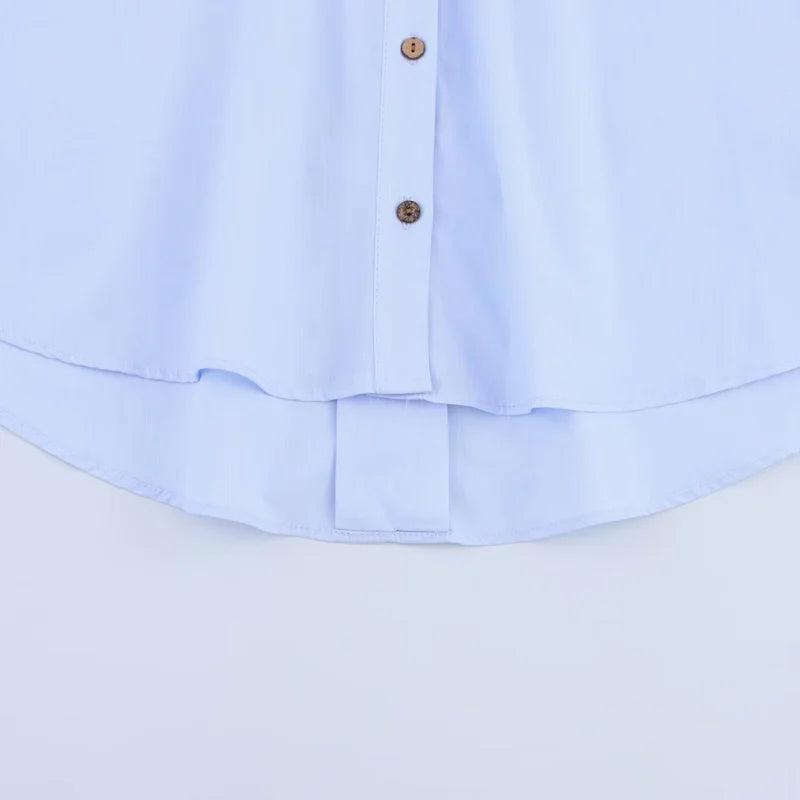 Oversized Cropped Shirt