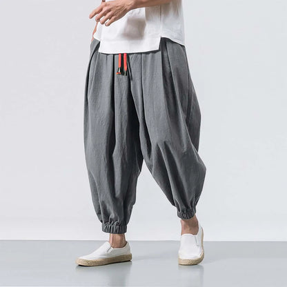 Cotton Harem Pants
