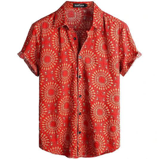 Red Sunburst Shirt