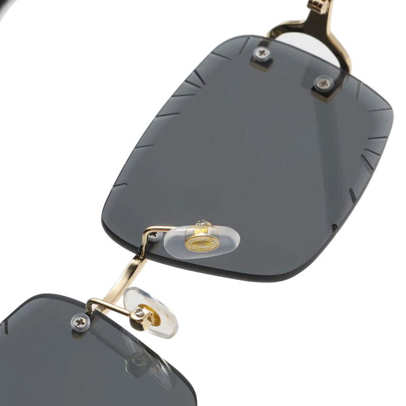 Diamond Rimless Sunglasses