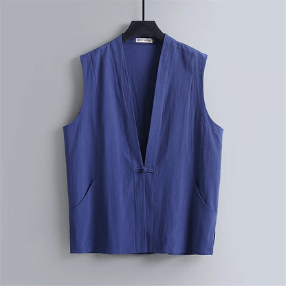 Tang frog-knot closure Vest