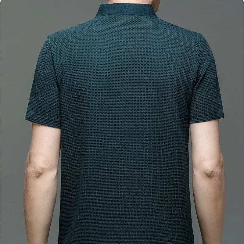Textured Capri Polo